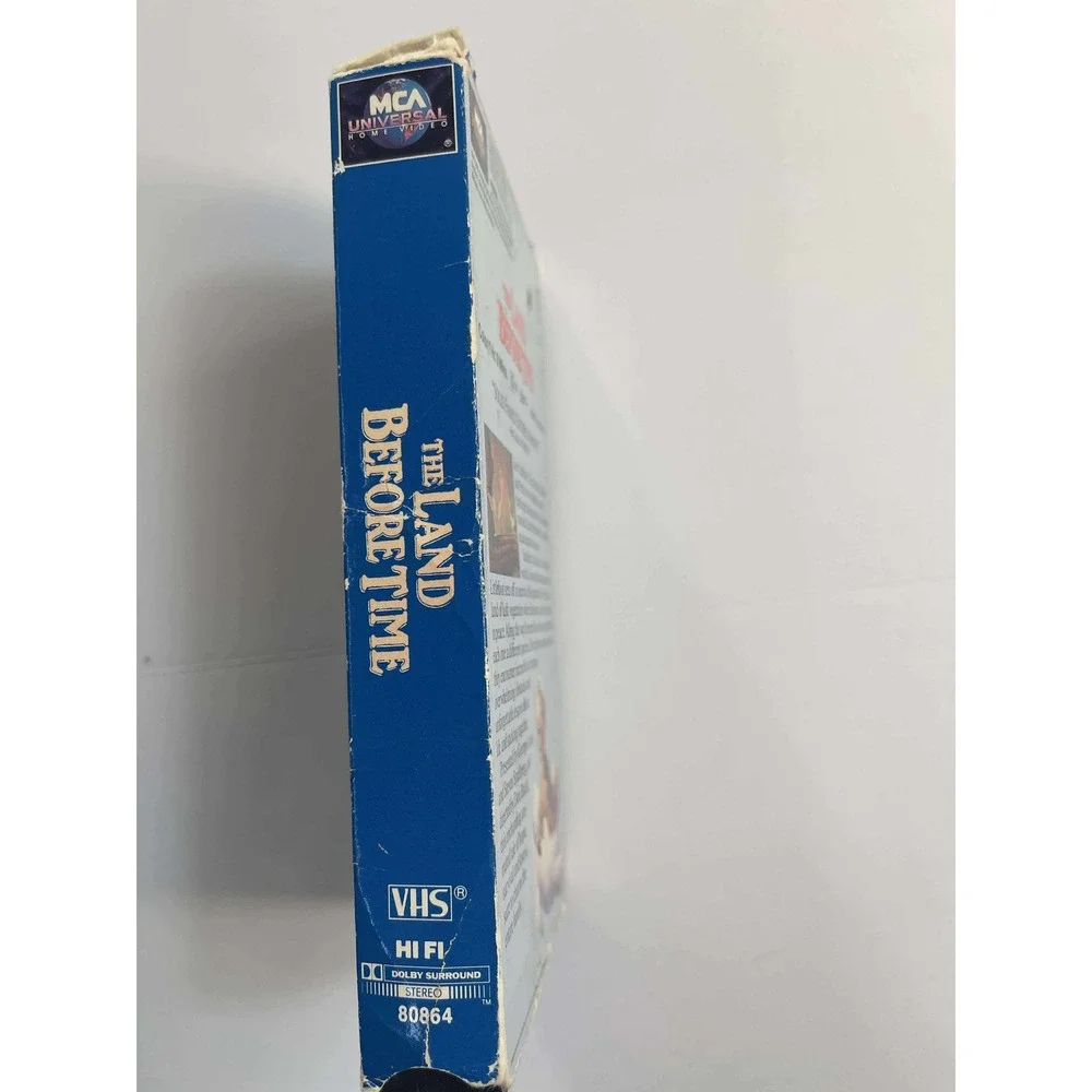 The Land Before Time VHS Tape‎ – MCA Universal – Original Clamshell – Tested